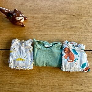 Spearmint Love Baby Three Piece Set with Animals, Sunshine & Green